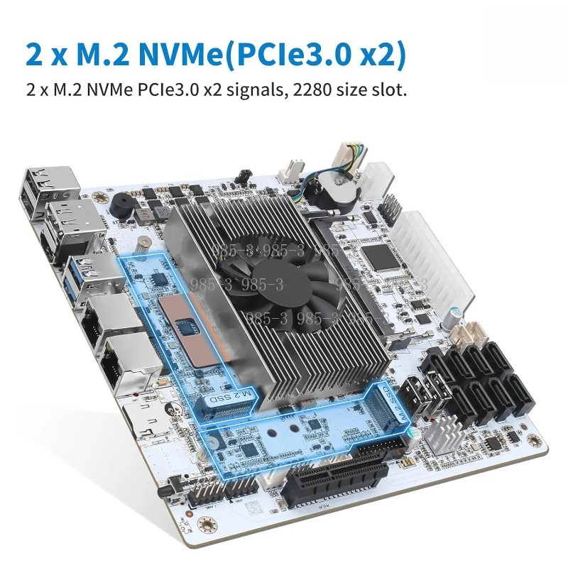 Mini ITX White M11 NAS Motherb - Mini Itx Dual 2.5G Nas Motherboard recension och pris