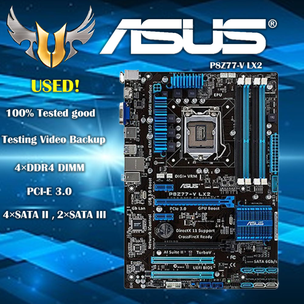 Asus P8Z77-V LX2 P8Z77V LX Ran - X870E Atx Motherboard recension och pris