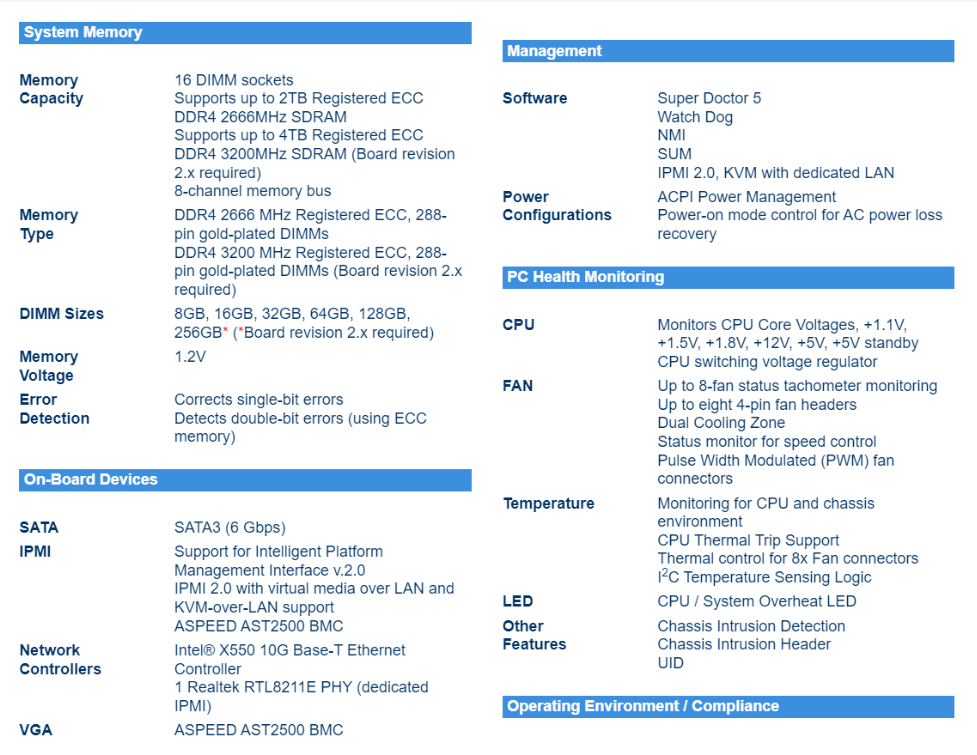 Supermic H11DSi-NT Motherboard - Dual Socket Sp3 Epyc Motherboard recension och pris