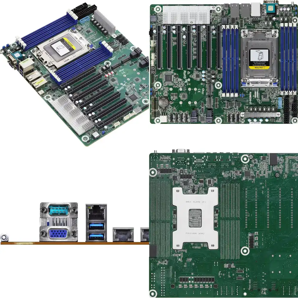 Original ASRock Rack ROMED8-2T - Dual Socket Sp3 Epyc Motherboard recension och pris